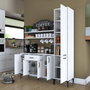 Hanah Home Armario Multiusos Blanco 160x198,6x40 cm